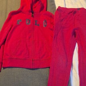 Polo by Ralph Lauren Kids Pink Sweatsuit